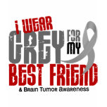Brain Tumour I Wear Grey For My Best Friend 6.2 t-shirts