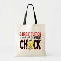 Brain Tumour Messed With The Wrong Chick Tote Bag
