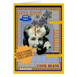 BRAINLADY CARD  COOL BEANS