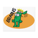 Brains postcards