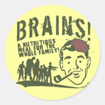 Brains! Stickers