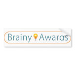 Brainy Bumper Sticker bumper stickers