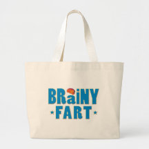 Brainy Fart Tote Bags