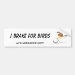 Brake for Birds Bumper Sticker