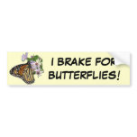 Brake for Butterflies Bumper Sticker bumper stickers