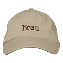 BRAN Name Designer Cap Embroidered Hat