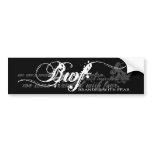 Branded with Fear Bumper Sticker