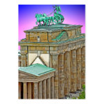 Brandenburg Gate Chariot, Berlin, Germany (bg8p2) Business Card