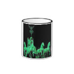Brandenburg Gate Chariot, Berlin, Saturated,Black Coffee Mug
