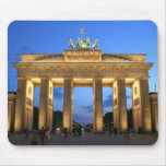 brandenburg gate evening mouse pad