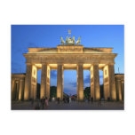 brandenburg gate evening postcards