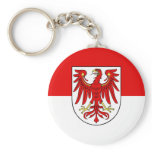 Brandenburg, Germany flag Keychains