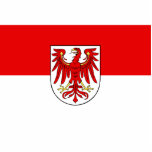 Brandenburg, Germany flag Photo Cut Out