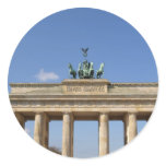 Brandenburger Tor (Brandenburg Gate) Berlin Round Sticker