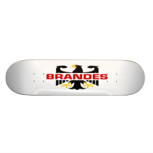 Brandes Surname Skate Board