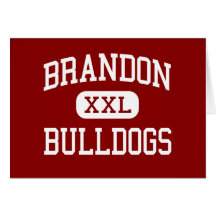 Brandon - Bulldogs - Middle - Brandon Mississippi Greeting Cards