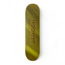 brandon gold custom skateboard deck