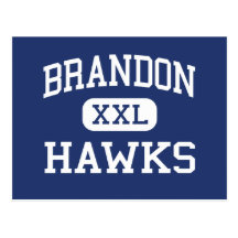 Brandon Hawks Middle Ortonville Michigan Post Cards