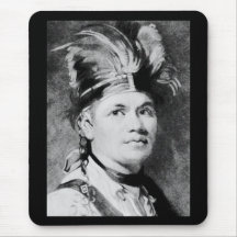 Brant - Joseph / Mohawk Indian Chief Mousepad
