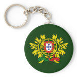 Brasão de armas de Portugal Key Chains
