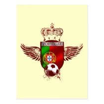 Brasão de Futebol Fás Portugueses postcards