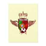 Brasão de Futebol Fás Portugueses postcards