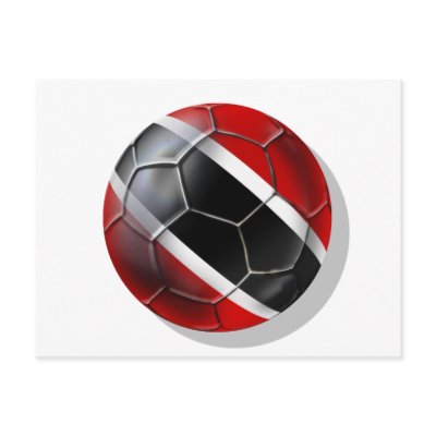 Brasil 2014 Trinidad and Tobago Soca Warriors Postcards by SoccerJersey