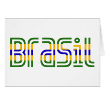 Brasil Flag Colours! Greeting Cards