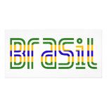 Brasil Flag Colours! photo cards