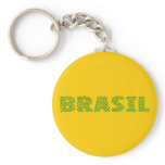 Brasil Optical Logo - Brazilian forest green Key Chains
