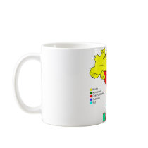 Brasil. Regions in Colour Mug