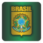 "Brasil Steel" Stickers