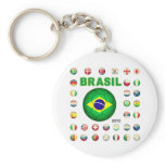 Brasil t-shirt D7 Key Chain