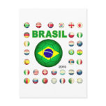 Brasil t-shirt D7 Postcard