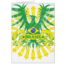 Brasil Winged Greeting Card