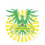 Brasil Winged Sticker