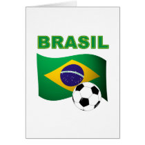 Brasil World Cup t-shirt Greeting Cards