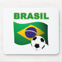 Brasil World Cup t-shirt Mouse Pads