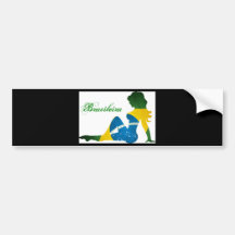 Brasileira Bumper Stickers