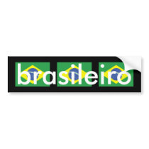 Brasileiro Bumper Stickers