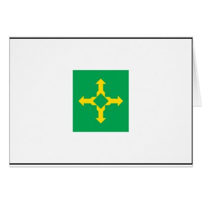 Brasília Flag Greeting Cards by teyes143