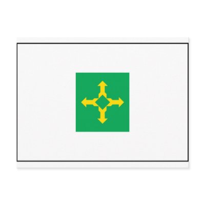 Brasília Flag Postcards by teyes143