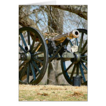 Brass Cannon Greeting Cards