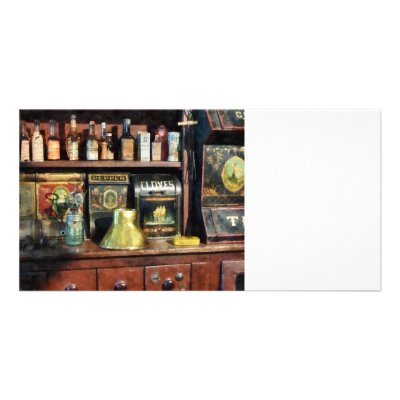 Brass Funnel and Spices Picture Card by SusanSavad