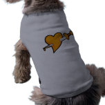 Brass Heart and Dagger Tattoo pet clothing