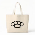 Brass Knuckle Duster Tote Bags