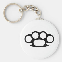 Brass Knuckle Duster Key Chain