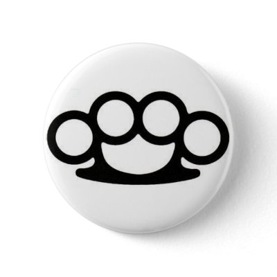 Brass Knuckle Pin by xCarlx
