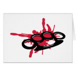 Brass knuckles blood card