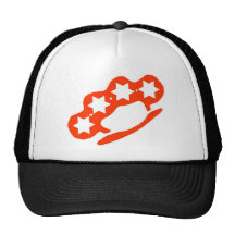 brass knuckles mesh hat